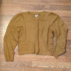 Aerie Cropped Distressed Sweater